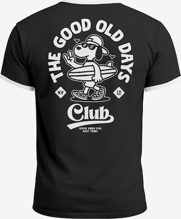 Neverless Shirt 'Good old Days' in Black: front