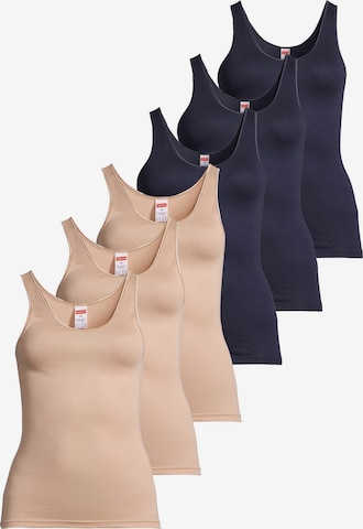 CON-TA Unterhemd 'Modal' in Blau: Vorderseite