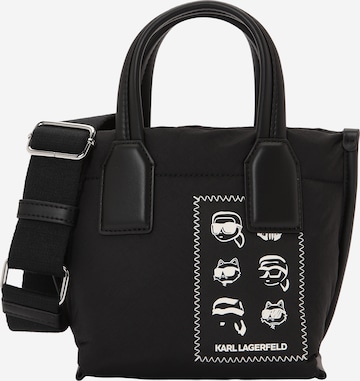 juoda Karl Lagerfeld Rankinė 'IKON': priekis