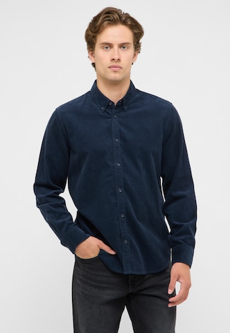 MUSTANG Regular fit Button Up Shirt ' Iowa ' in Blue: front