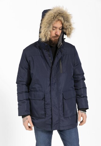 Jimmy Sanders Winterjas in Blauw