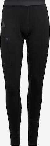 ADIDAS TERREXSkinny Sportske hlače 'Xperior' - crna boja: prednji dio