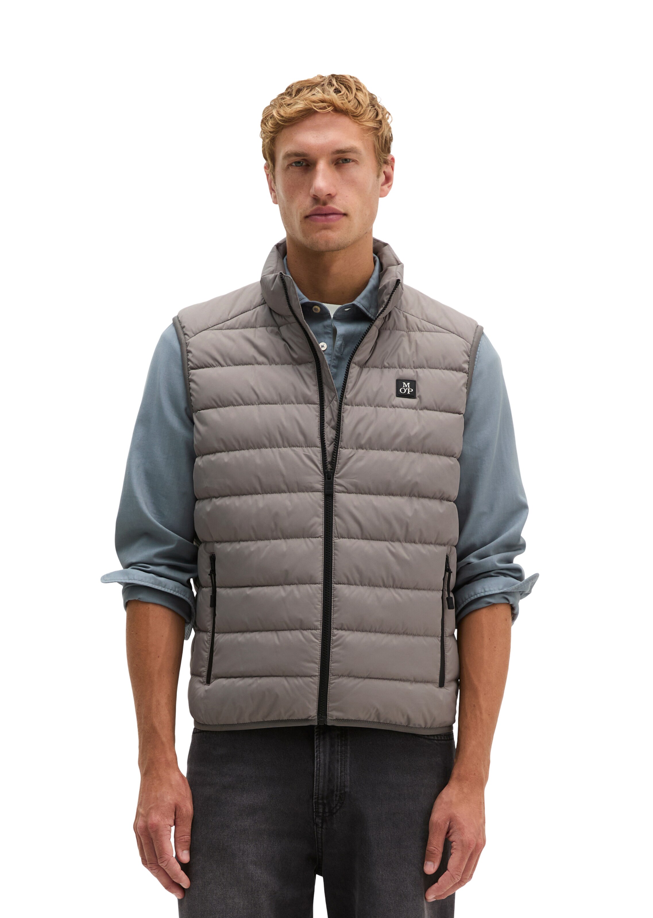 Marc O'Polo - Chaleco en gris: frente