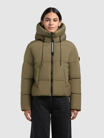 Giacca invernale 'Kali' di khujo in verde: frontale