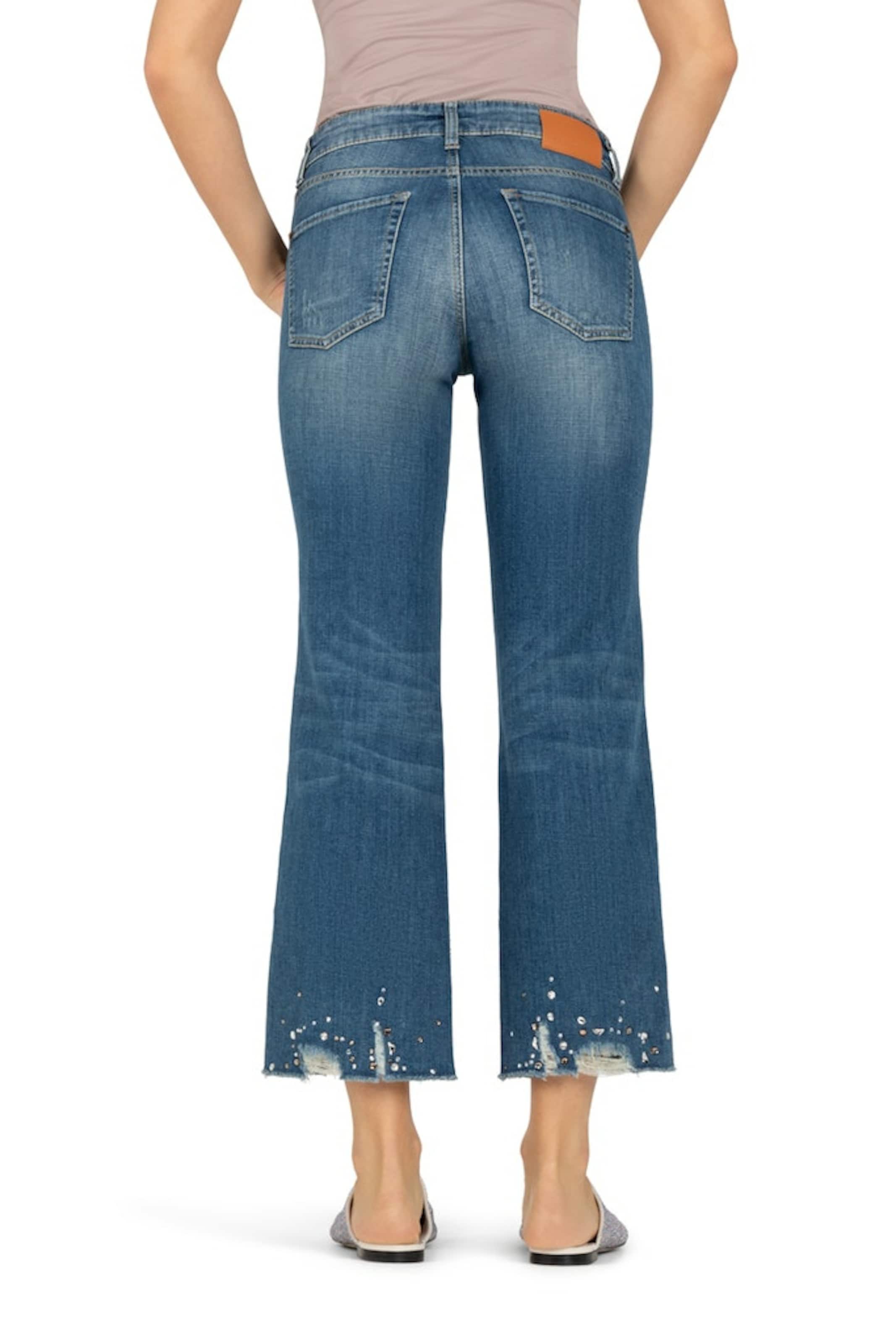 Cambio Bootcut Jeans in Blauw