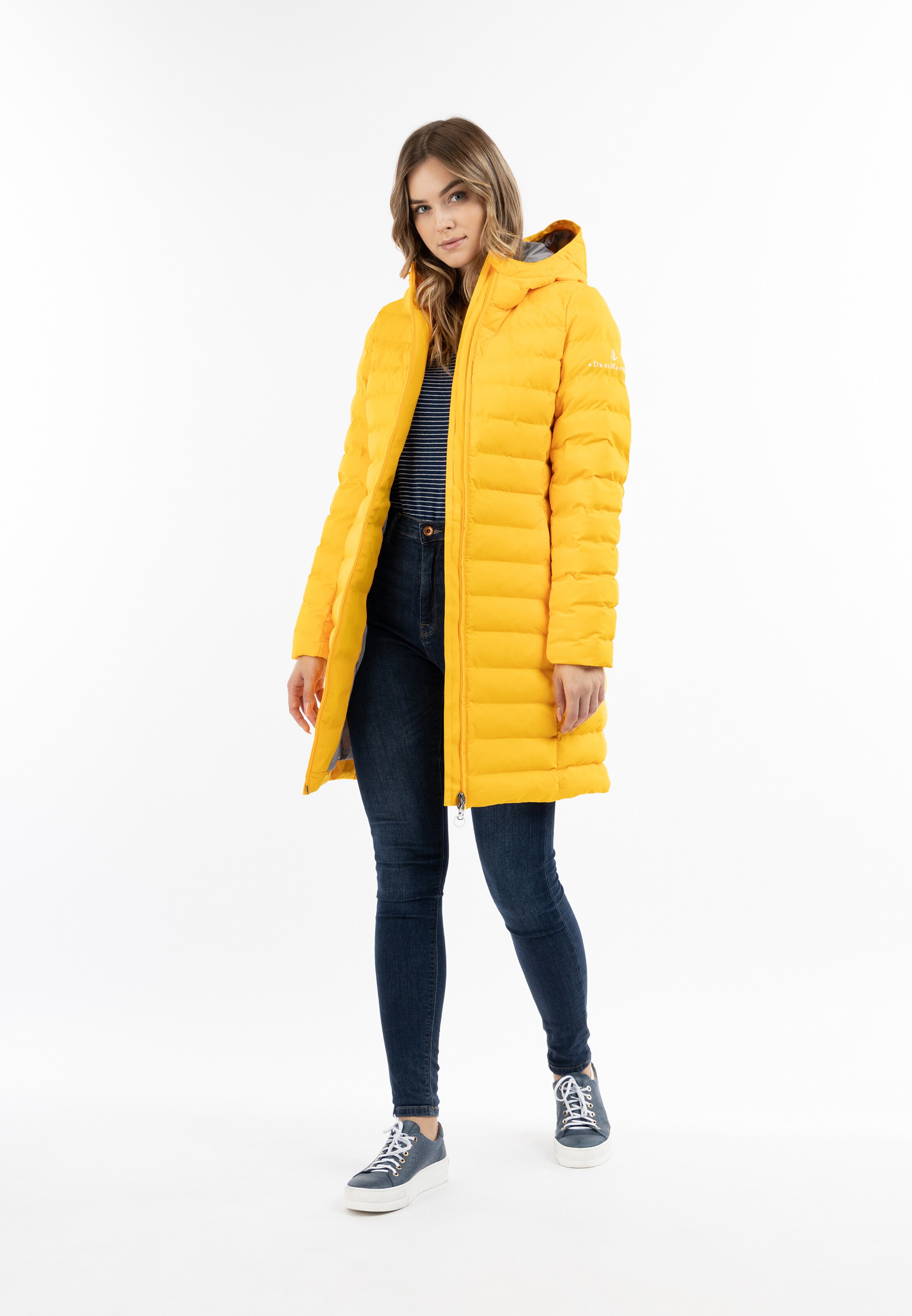 Manteau d hiver DreiMaster Maritim en Jaune ABOUT YOU