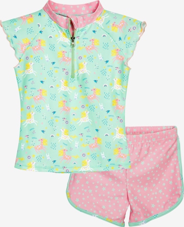 Protecție UV 'Einhorn' de la PLAYSHOES pe verde: față