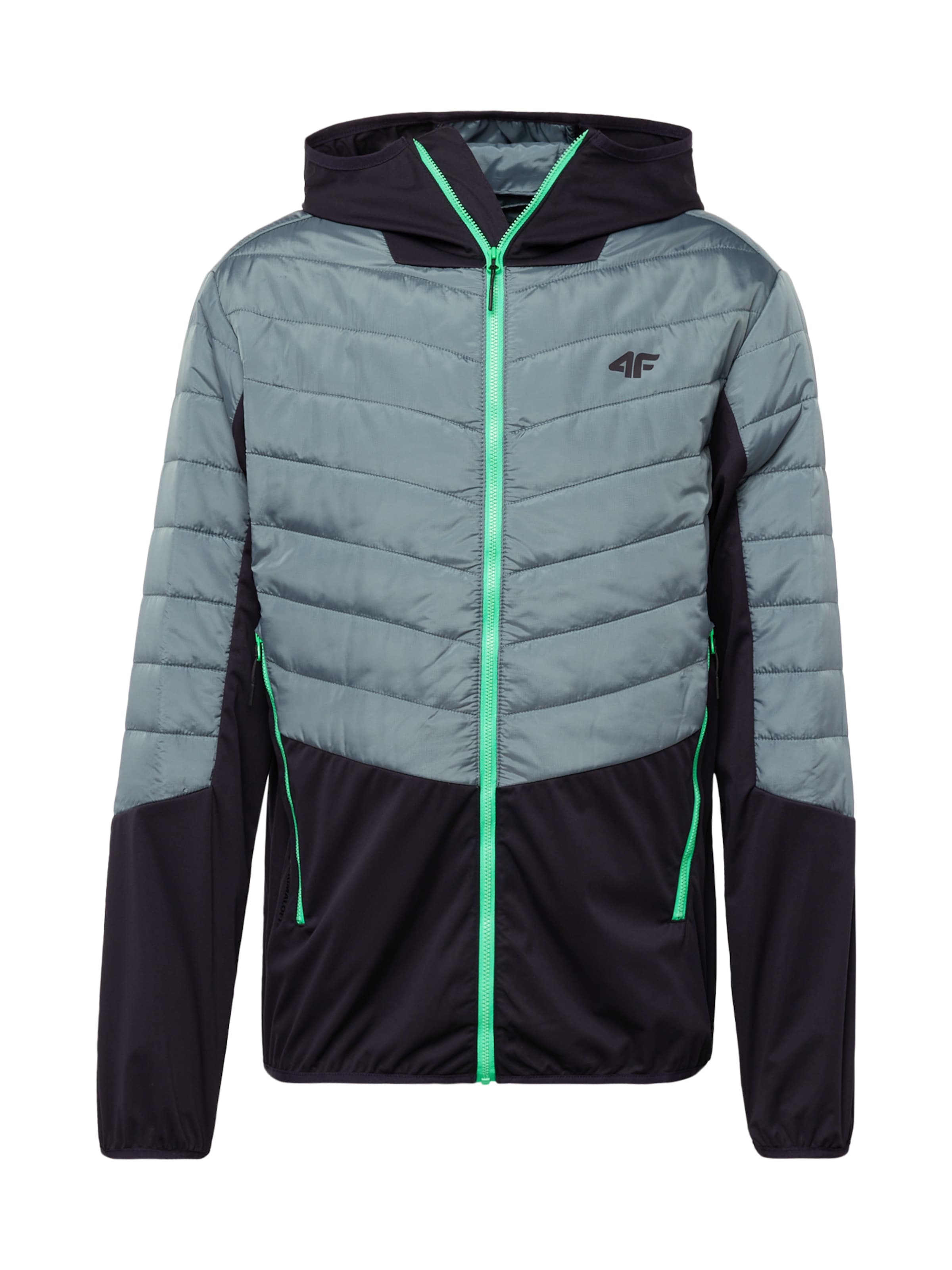4F Куртка в спортивном стиле в Зеленый: спереди