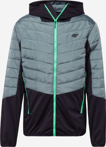 4F Outdoorjacke in Grün: predná strana