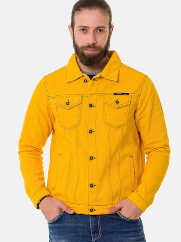 Veste mi-saison 'CJ289' CIPO & BAXX en jaune : devant