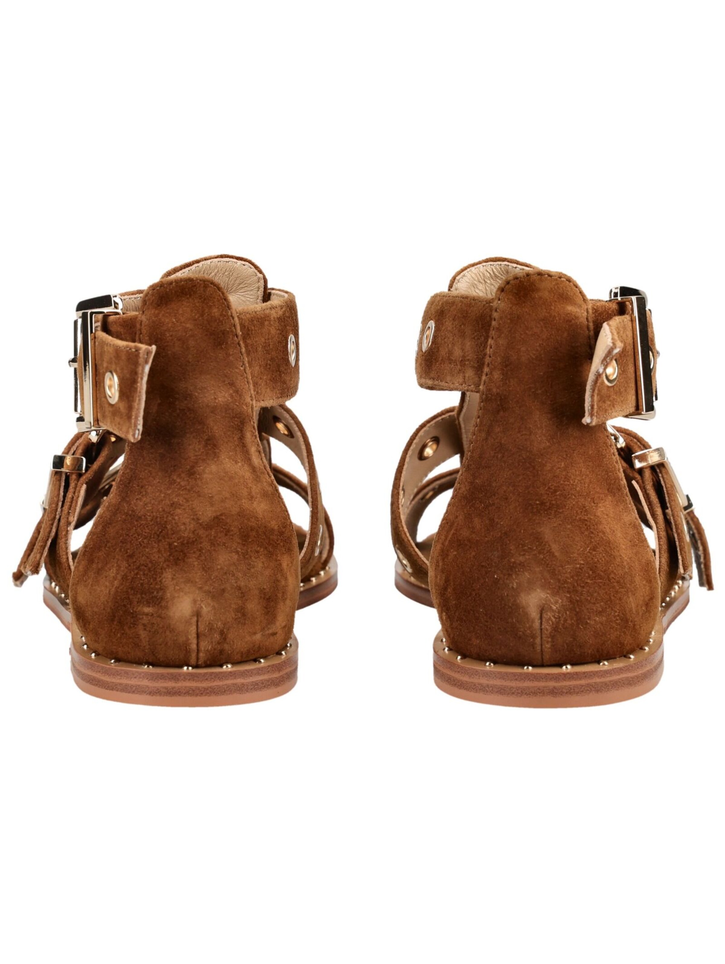 Alma En Pena Strap sandal in Brown