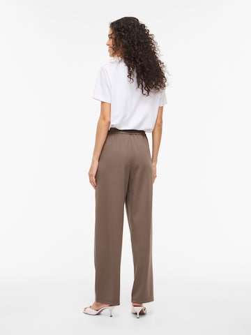 VILA Loose fit Trousers 'VIEllie' in Grey