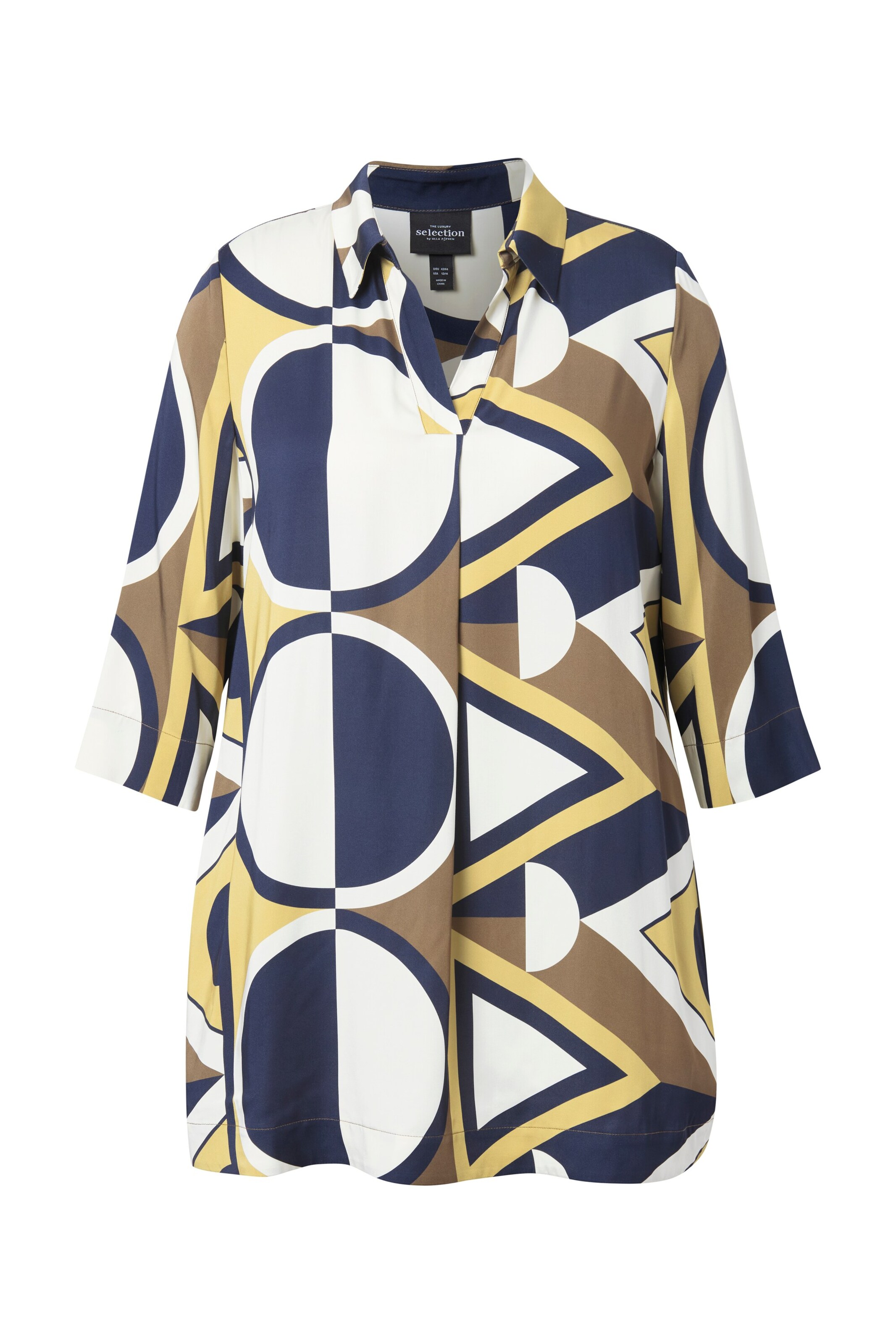 Ulla Popken Tunika in Mischfarben: Vorderseite