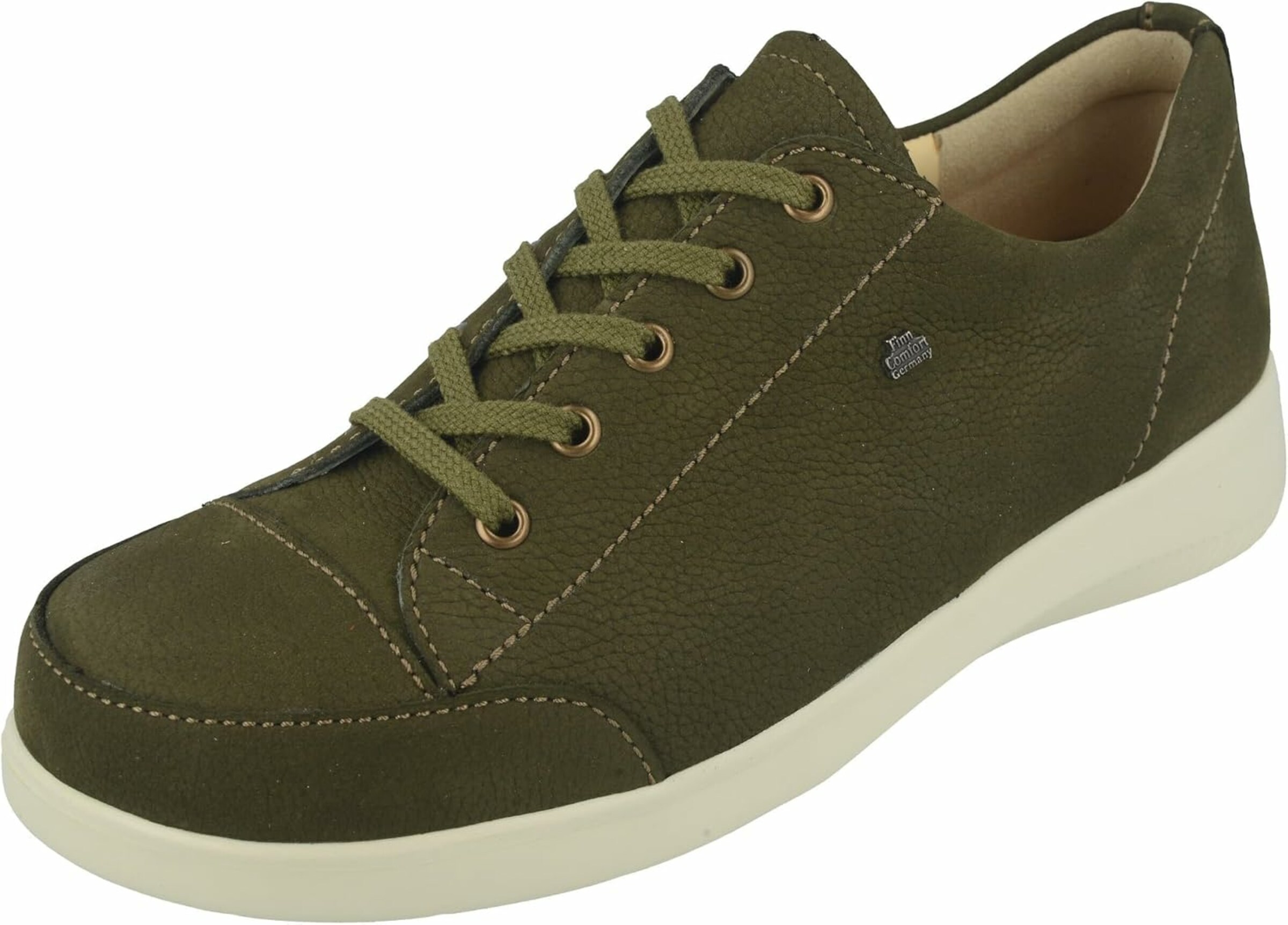 Finn Comfort Lace-up shoe in Green: front