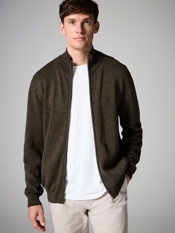 Next Gebreid vest in Groen: voorkant