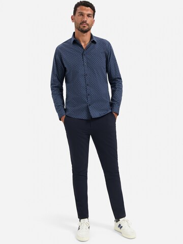Regular fit Camicia di No Excess in blu