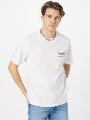 T-Shirt LEVI'S ® en blanc : devant