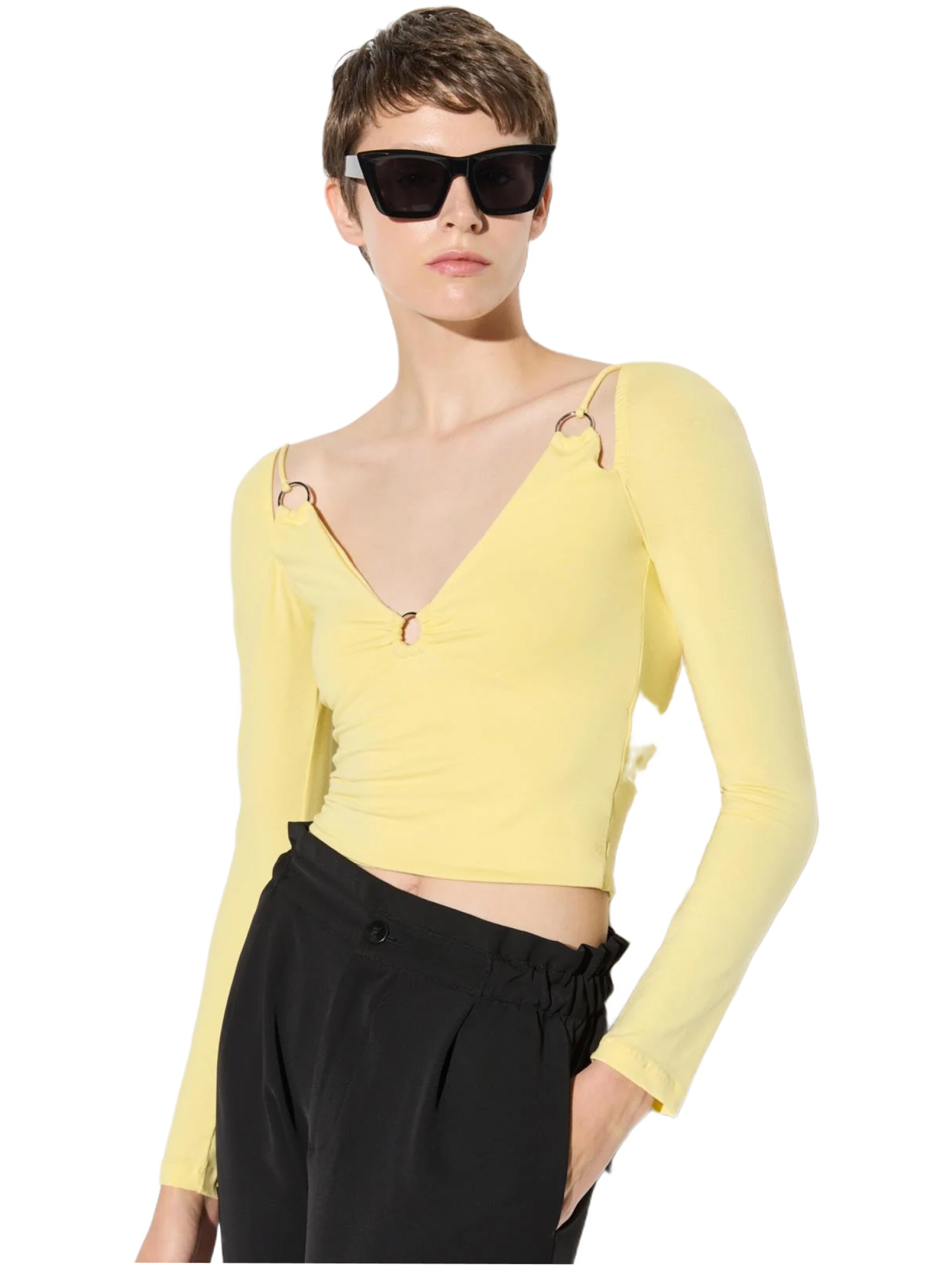 No Matter What Blouse in Yellow