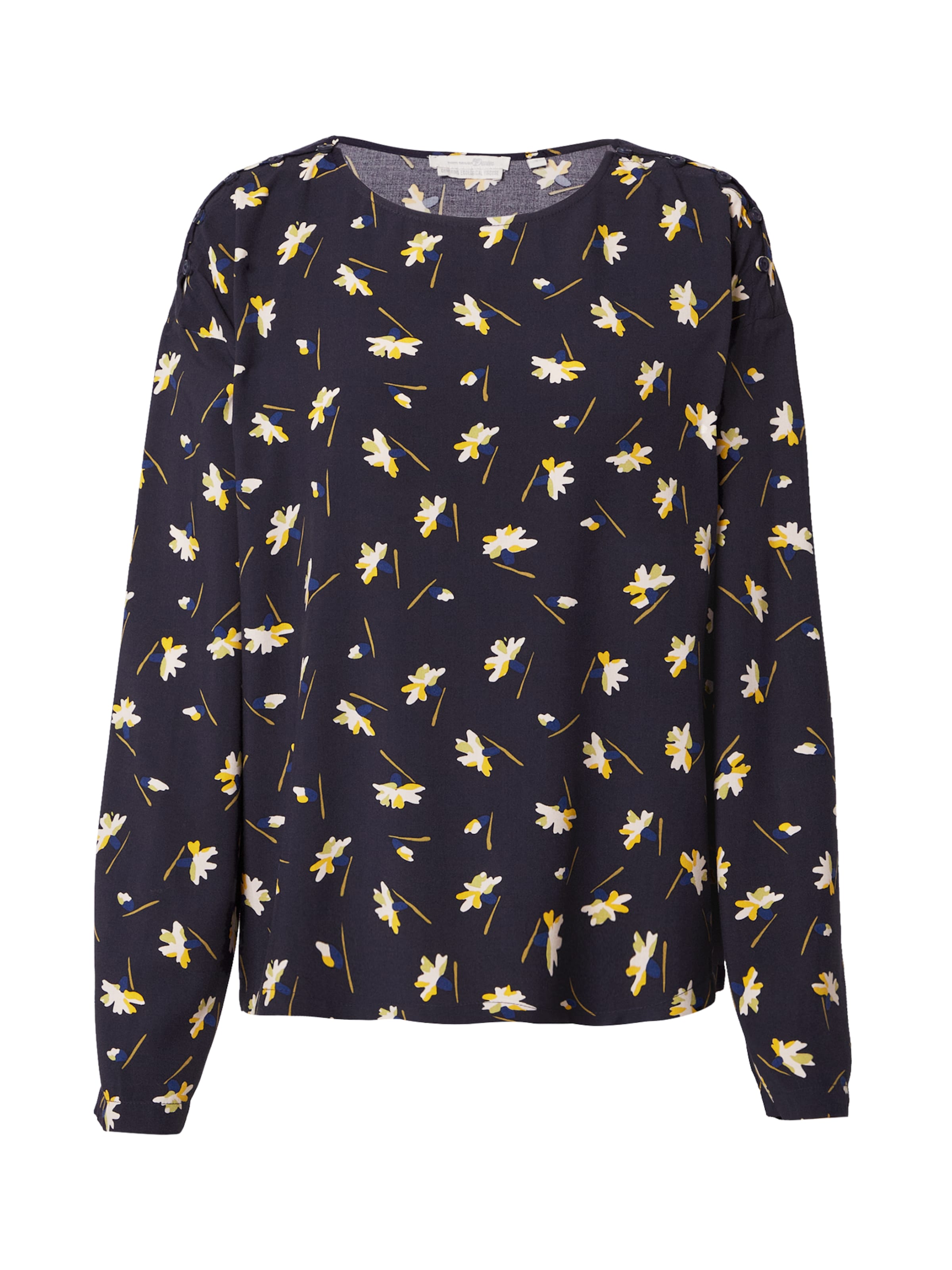 TOM TAILOR DENIM Blouse in Blauw: voorkant