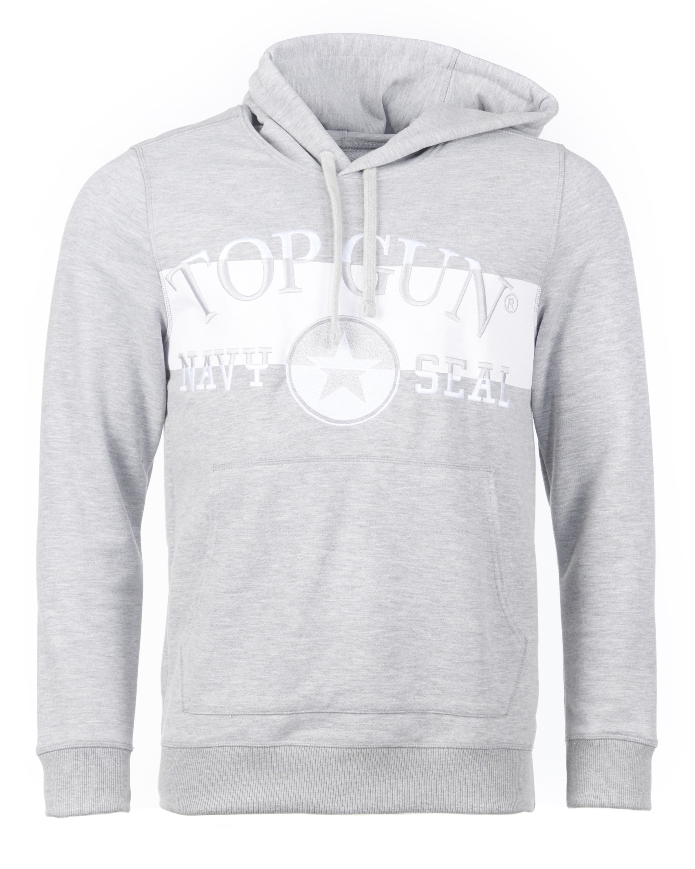 TOP GUN Sweatshirt in Grau: Vorderseite