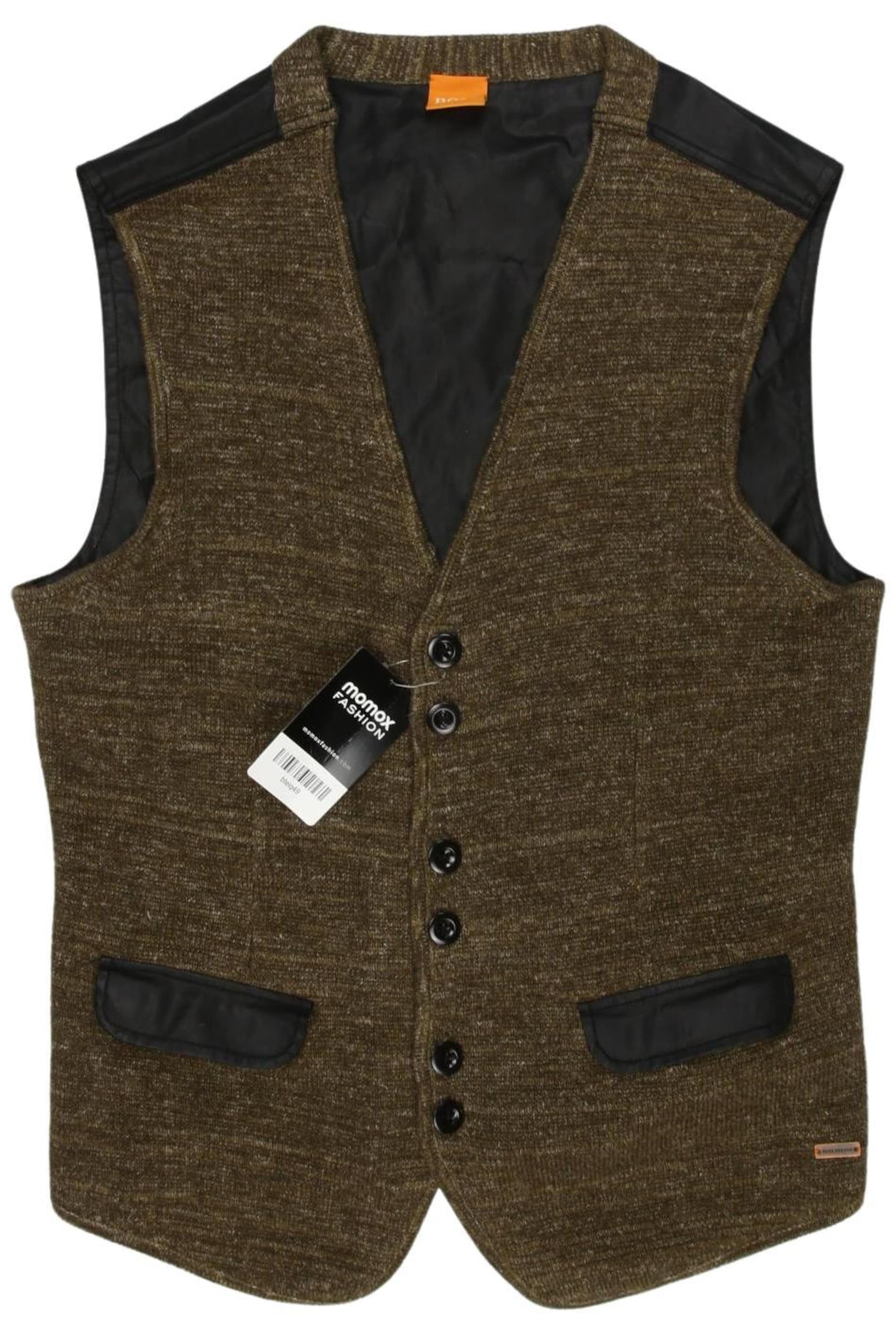 BOSS Vest in M in Brown: front
