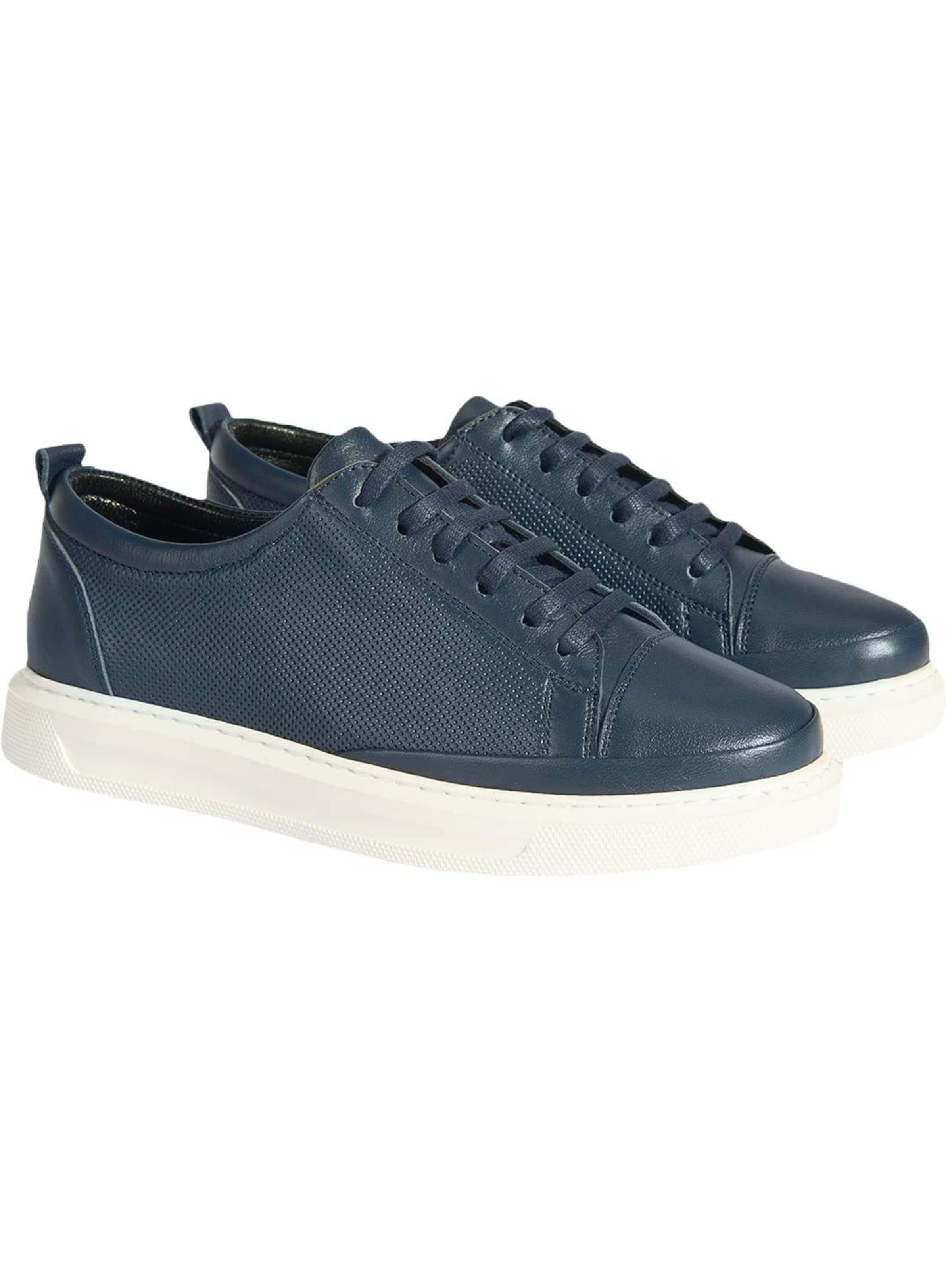 Desa - Zapatillas deportivas bajas 'Trainer' en azul: frente