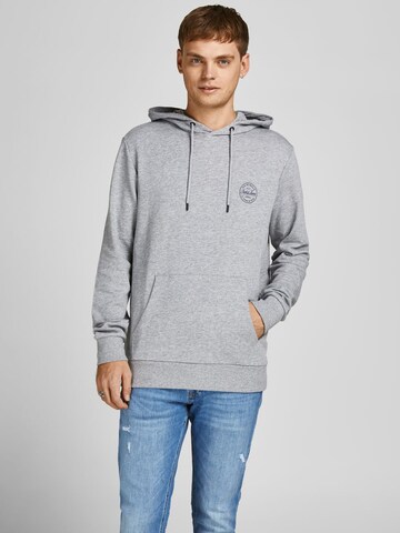 JACK & JONES Sweatshirt 'Shark' in Grijs: voorkant