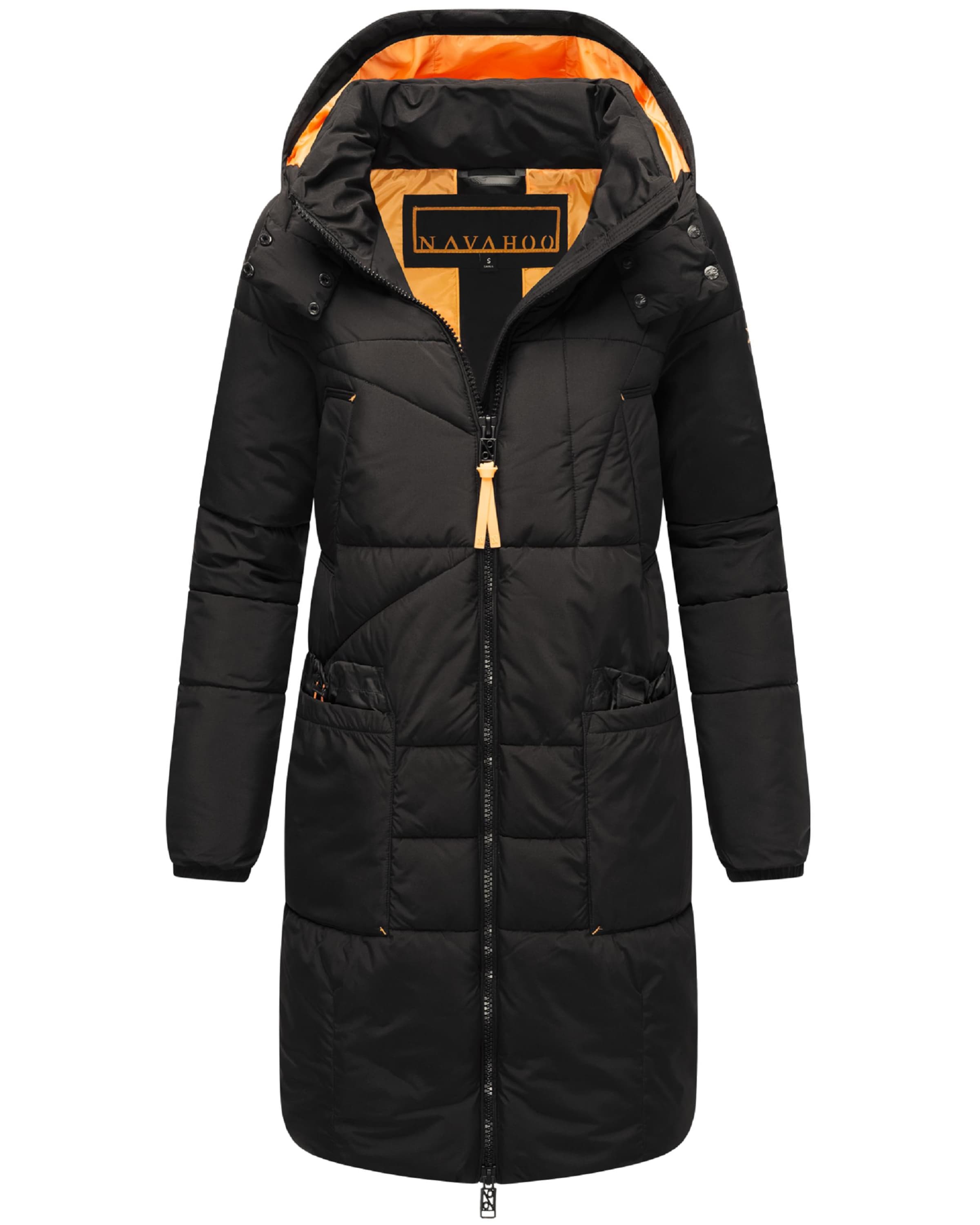 NAVAHOO Vinterkappa 'Bliblablubb 14' i svart