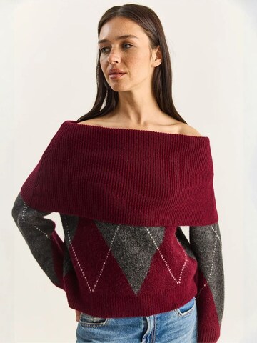 Pull-over Bianco Lucci en rouge