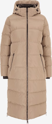 New View Wintermantel in Bruin: voorkant