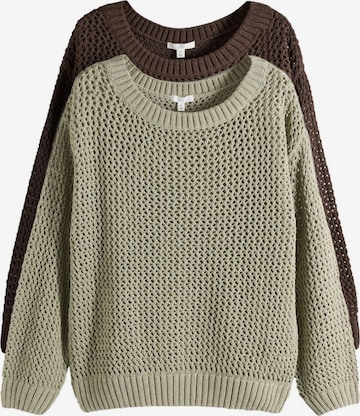 Pull-over The Set en marron : devant