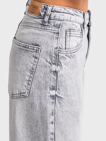 IT'S BASIC Regular Jeans 'Straight High Rise Jeans' in Grey