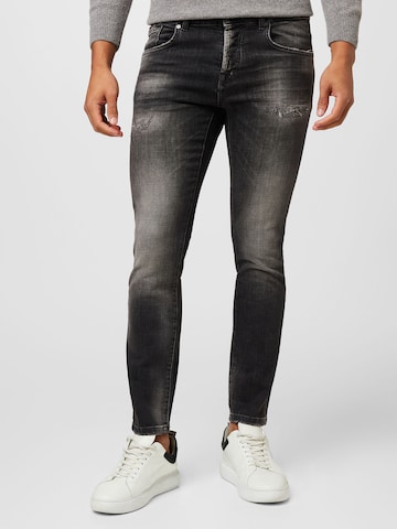 Goldgarn Skinny Jeans i grå: forside