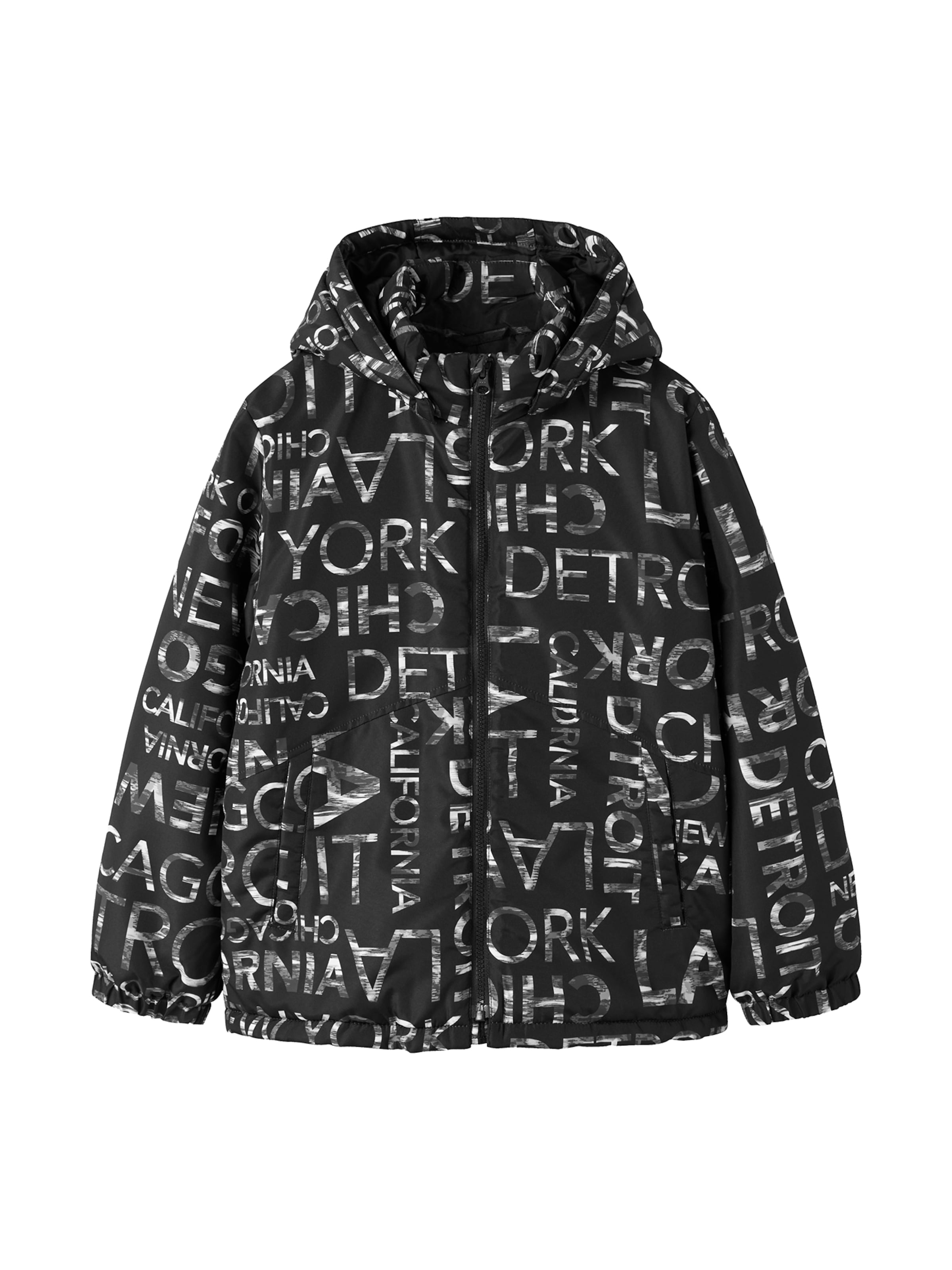 NAME IT - Chaqueta de entretiempo 'NKMMAX' en negro: frente