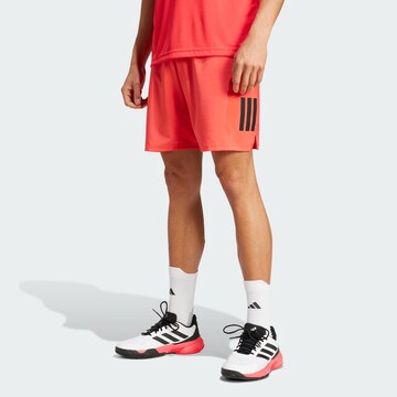 ADIDAS PERFORMANCE Regular Sportshorts 'Club' in Rot: Vorderseite