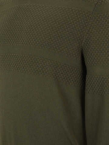 Jack & Jones Plus Pullover 'CHRIS' in Grün