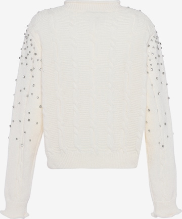 Cardigan faina en blanc