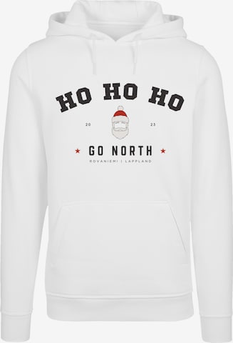 F4NT4STIC Sweatshirt 'Ho Ho Ho Santa' in White: front