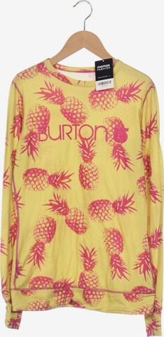 BURTON Langarmshirt S in Gelb: predná strana