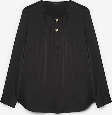 Chemisier Fiorella Rubino en noir : devant