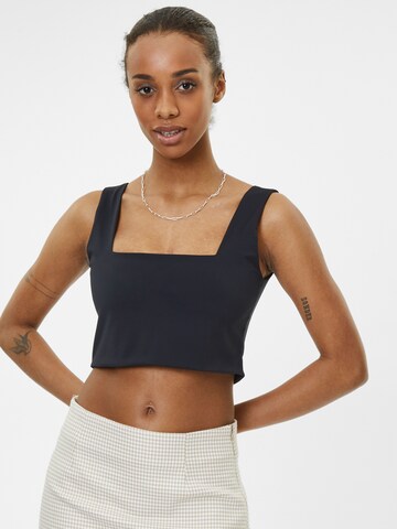 JAN 'N JUNE Top 'CANCUN' in Black: front