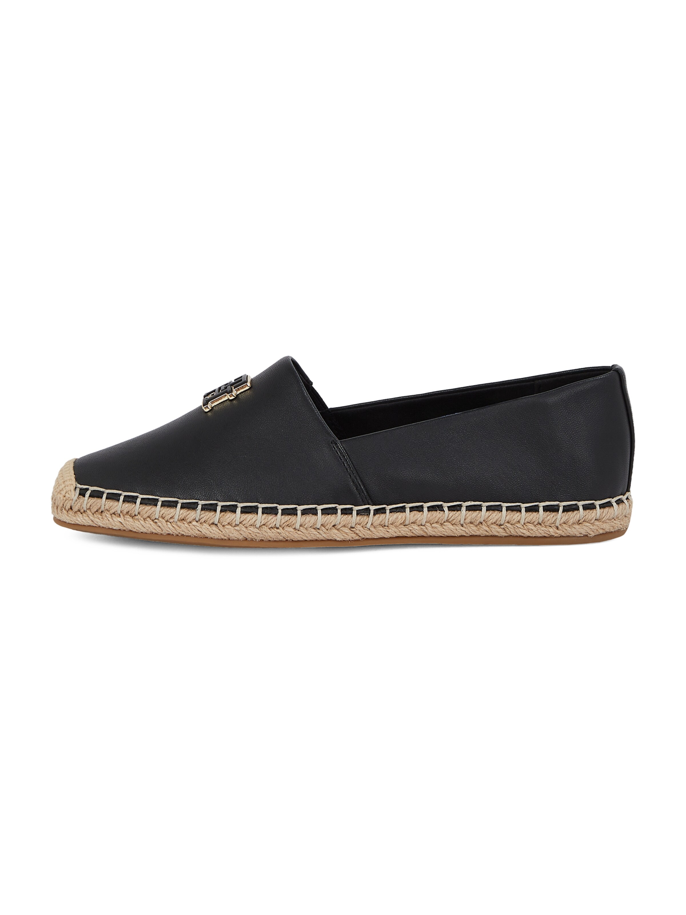 Espadrile de la TOMMY HILFIGER pe negru: față