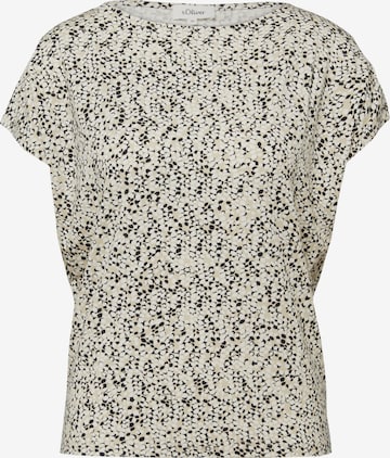 s.Oliver T-Shirt in Beige: Vorderseite