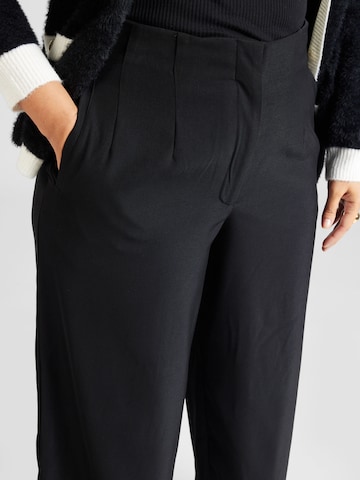 ABOUT YOU Curvy Wide leg Broek 'Fleur' in Zwart