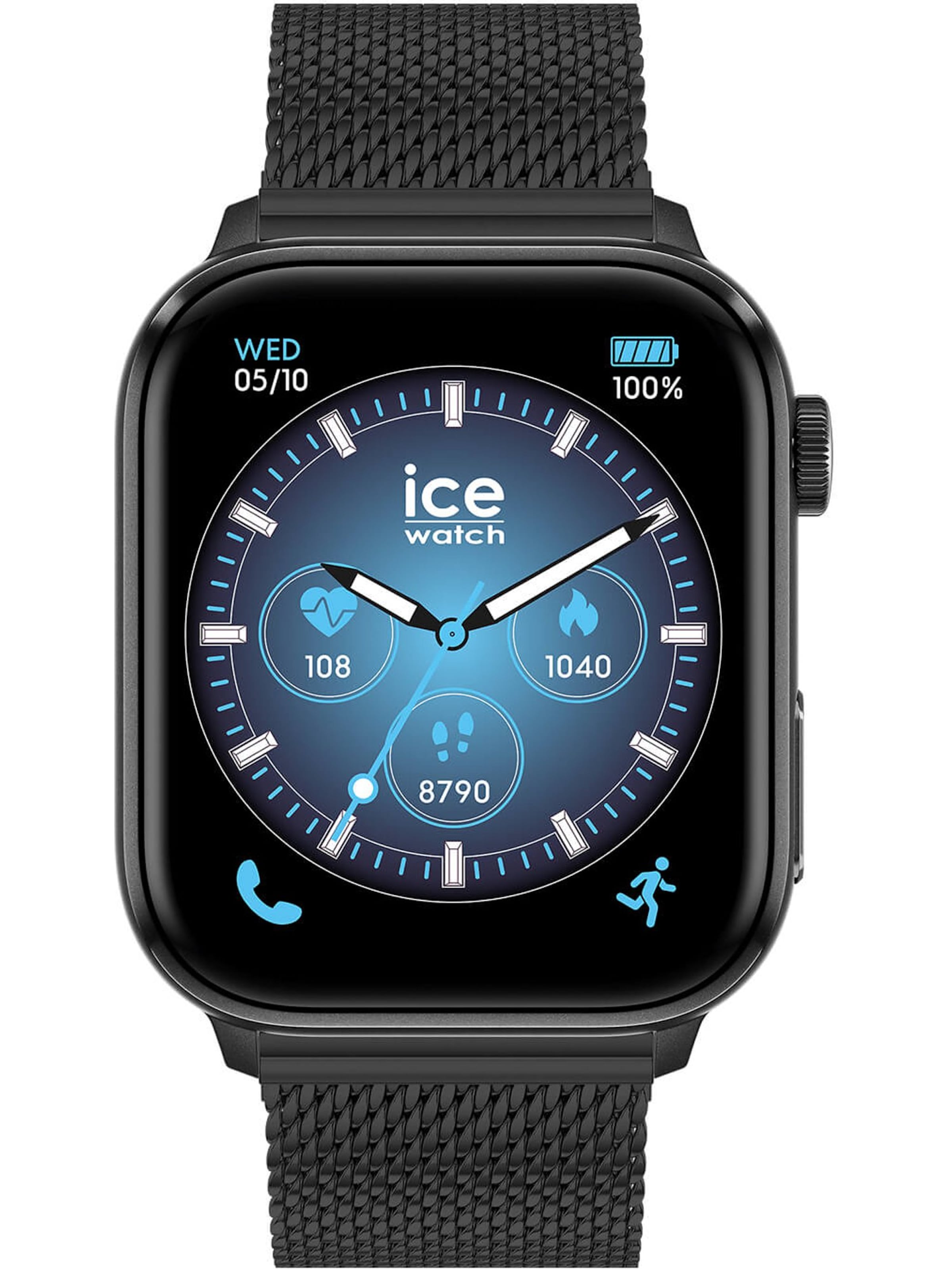 ICE WATCH Uhr in Schwarz: Vorderseite
