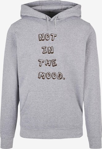 Merchcode Sweatshirt 'NITM - Cartoon' in Grey: front