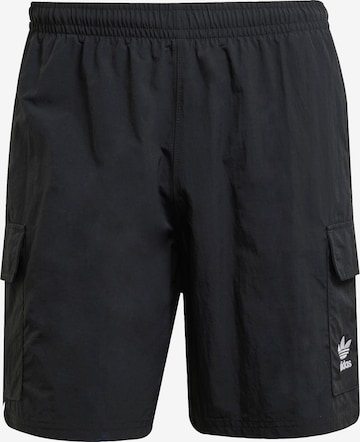 ADIDAS ORIGINALS - Pantalón cargo 'Trefoil Essentials' en negro: frente