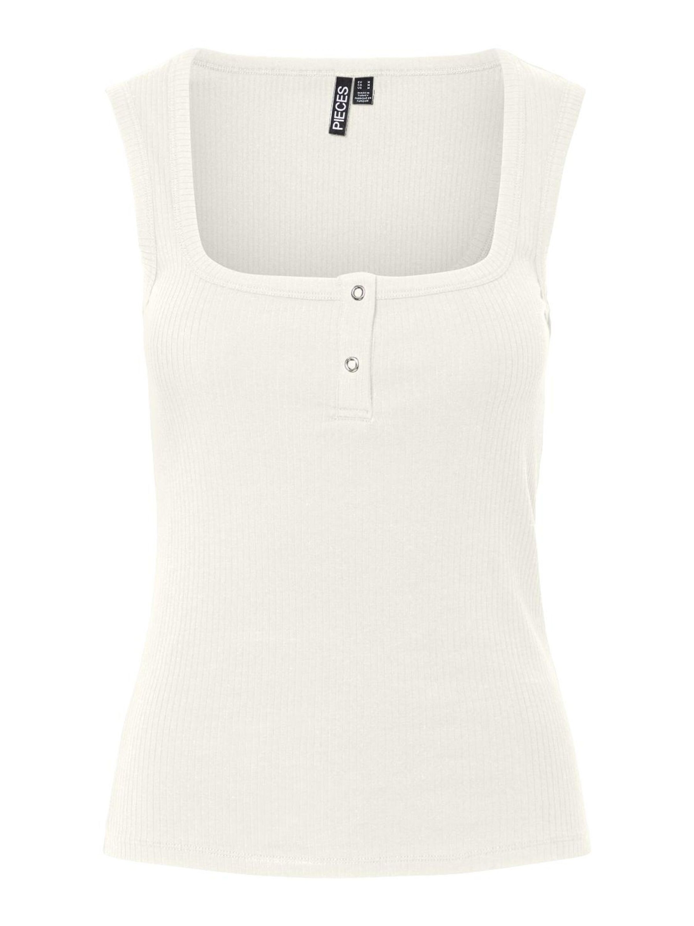 Haut PIECES en blanc : devant