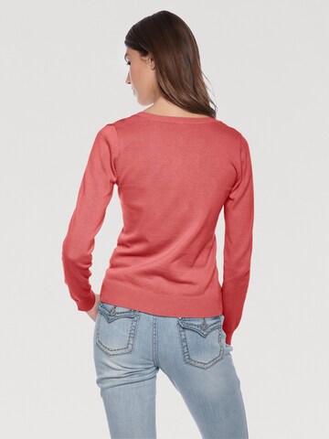 heine - Pullover em rosa