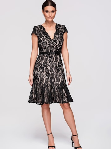 Ombre Kleid‌‌‌‌ in Schwarz